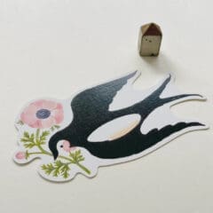 Carte Hirondelle Papercut