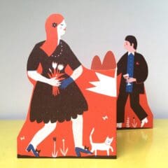 Carte Amour Couple Concertina