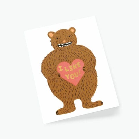 Carte Bear I Like You