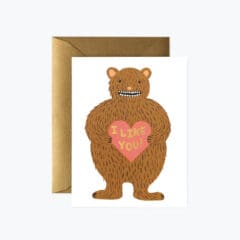 Carte Bear I Like You