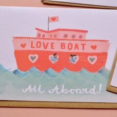Carte All Aboard Love Boat