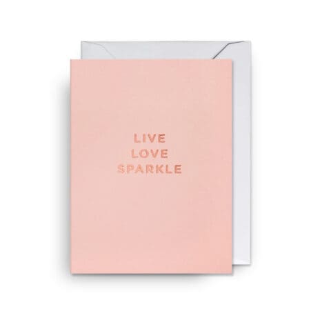 Mini Carte Live Love Sparkle