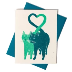 Carte Voeux Love Cats