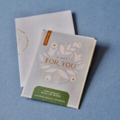 Mini Carte Pop Up - Sachet de Thé