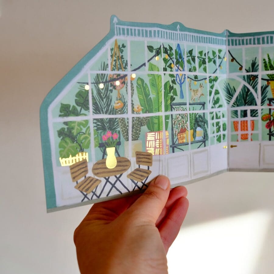 Carte Voeux en Accordéon Serre – Image 6