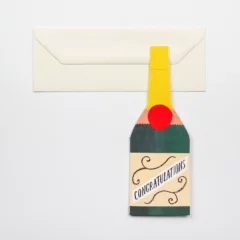 Carte Félicitations Champagne