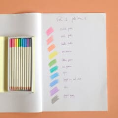 Crayons de couleur - Dictionnaire Irojiten - Rainforest