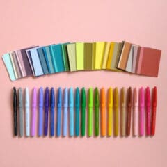 Feutres Pinceau Pentel - 24 Couleurs