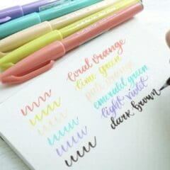 Feutre Pinceau Pentel Nouvelles Couleurs