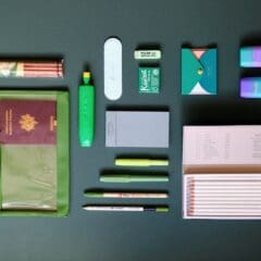 Pochette de Voyage Vert Pré