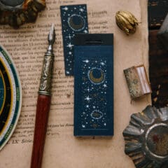 Book de timbres letterpress Starry Night