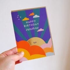 Carte Anniversaire Happy Birthday Sunshine
