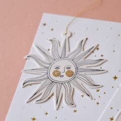 Décoration Papercut Sunface