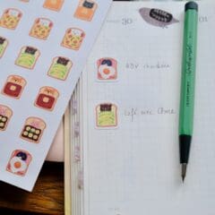 Stickers pour Planner Toast