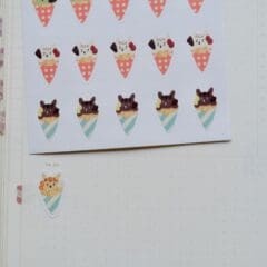 Stickers pour Planner Ice Cream