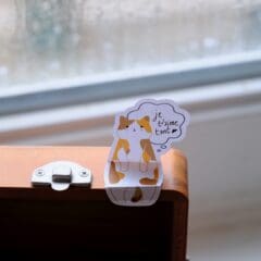 Sticky notes à plier chat