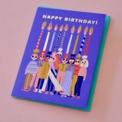 Carte Happy Birthday Women Candles