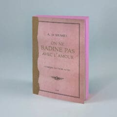 Carnet Livre Gold XS - On Ne Badine Pas Avec l'Amour