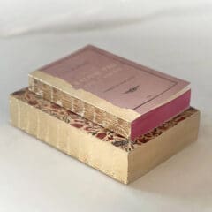 Canvas Book Gold XL - Red Chintz