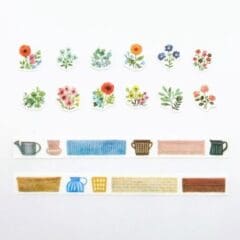 Masking Tape Gommettes Flower Garden Kalo