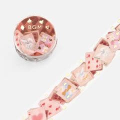Masking Tape Cartes Lapin Blanc Alice
