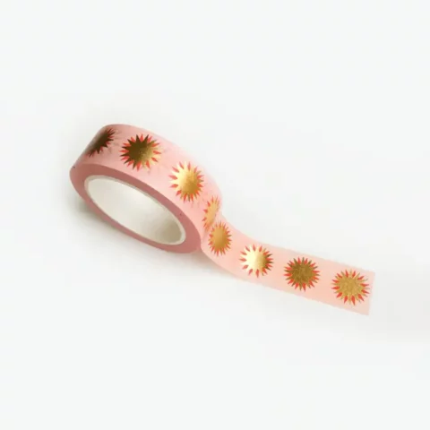 Masking Tape Gold Sun