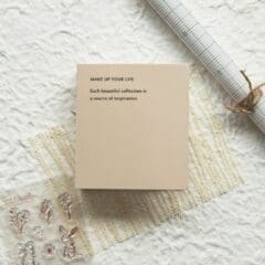 Mini Album de Rangement Milk Tea