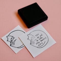 Tampon Pré-encré Chat