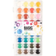 Palette peinture multicolore