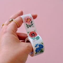Masking Tape Floral Timbres
