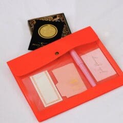 Pochette de Voyage Rouge Corail