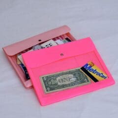 Pochette de Voyage A5 - Rose Néon