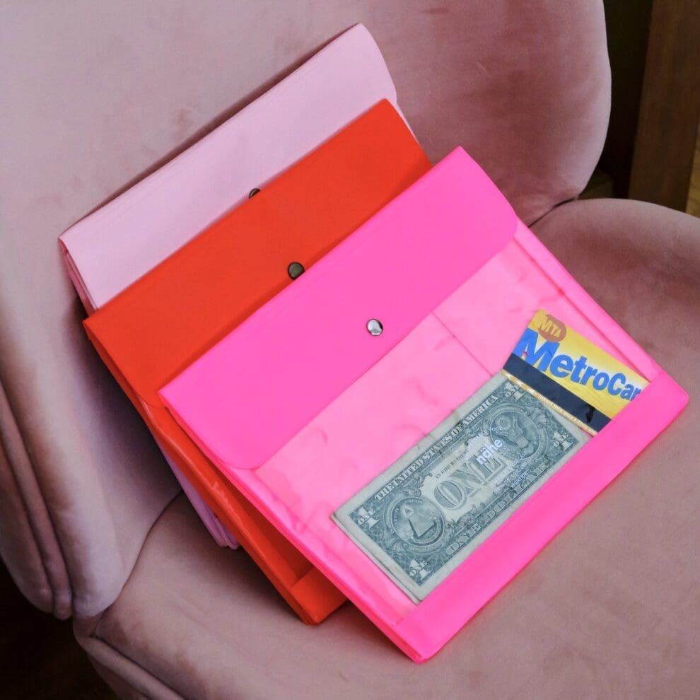 Pochettes Nahe roses