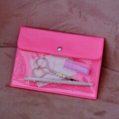 Organiser de Voyage A6 - Rose Néon
