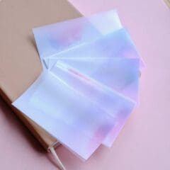Etiquettes Papier Calque - Spring Lilac