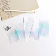Etiquettes Papier Calque - Blue Purple Chaos