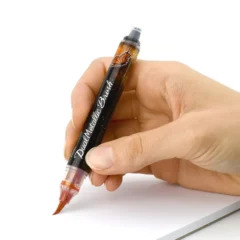 Rollers Pentel Dual Metallic Brush Silver & Gold