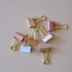 Set de Pinces à Papier Tons Nude