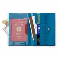 Pochette Organizer de voyage bleu canard