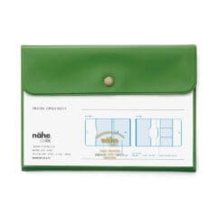 Pochette Organizer de voyage vert prairie
