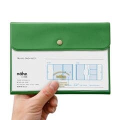 Pochette Organizer de voyage vert prairie