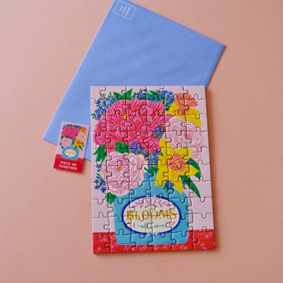 Carte de Voeux Puzzle - Blooms of Love – Image 2