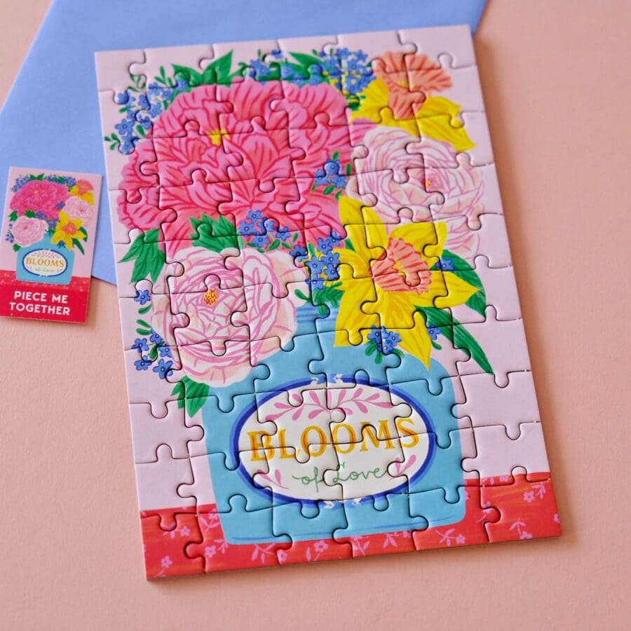Carte de Voeux Puzzle - Blooms of Love – Image 3