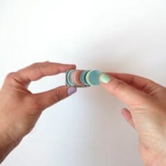Autocollants washi multicolores