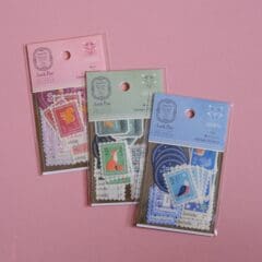 Stickers Timbres Antiquités verts