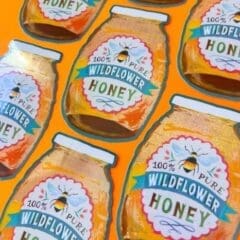 Sticker Wildflower Honey