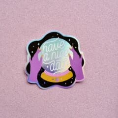 Sticker Holographic Crystal Ball