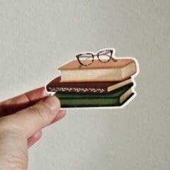 Sticker Pile de Livres