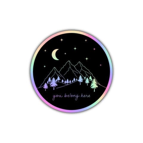 Sticker You Belong Here