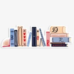 Sticker Etagère de Livres